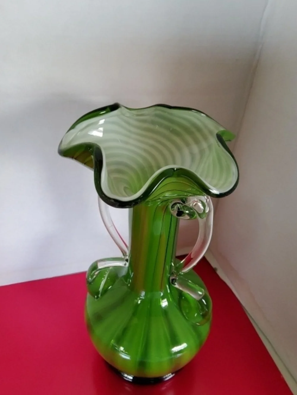 Brinns Pittsburg art glass vase brinns pittsburg