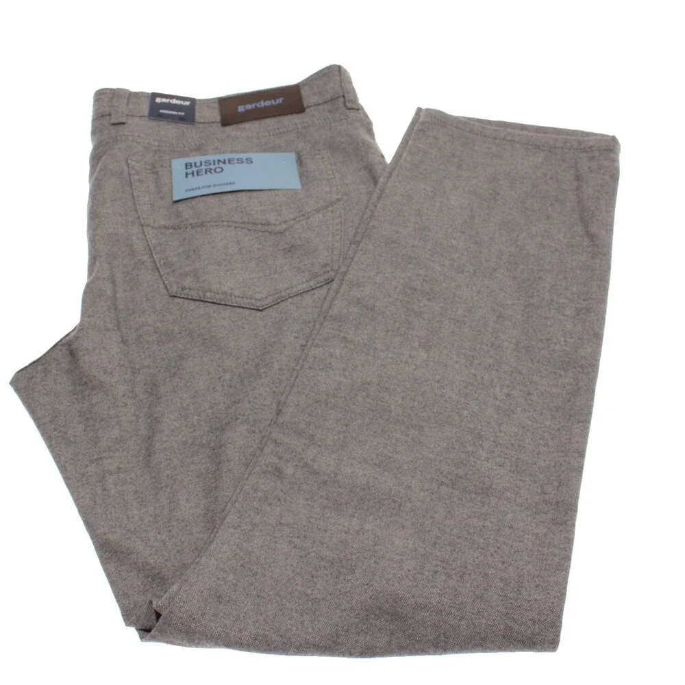 Gardeur NWT 5 Pocket Jean Cut Pants Size 40 US Modern Fit Bill-3 in Gray