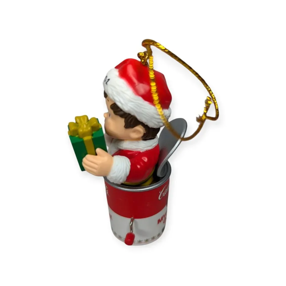 Vintage 2002 Campbell's Soup Kids Boy in Soup Can Ornament with Original Box