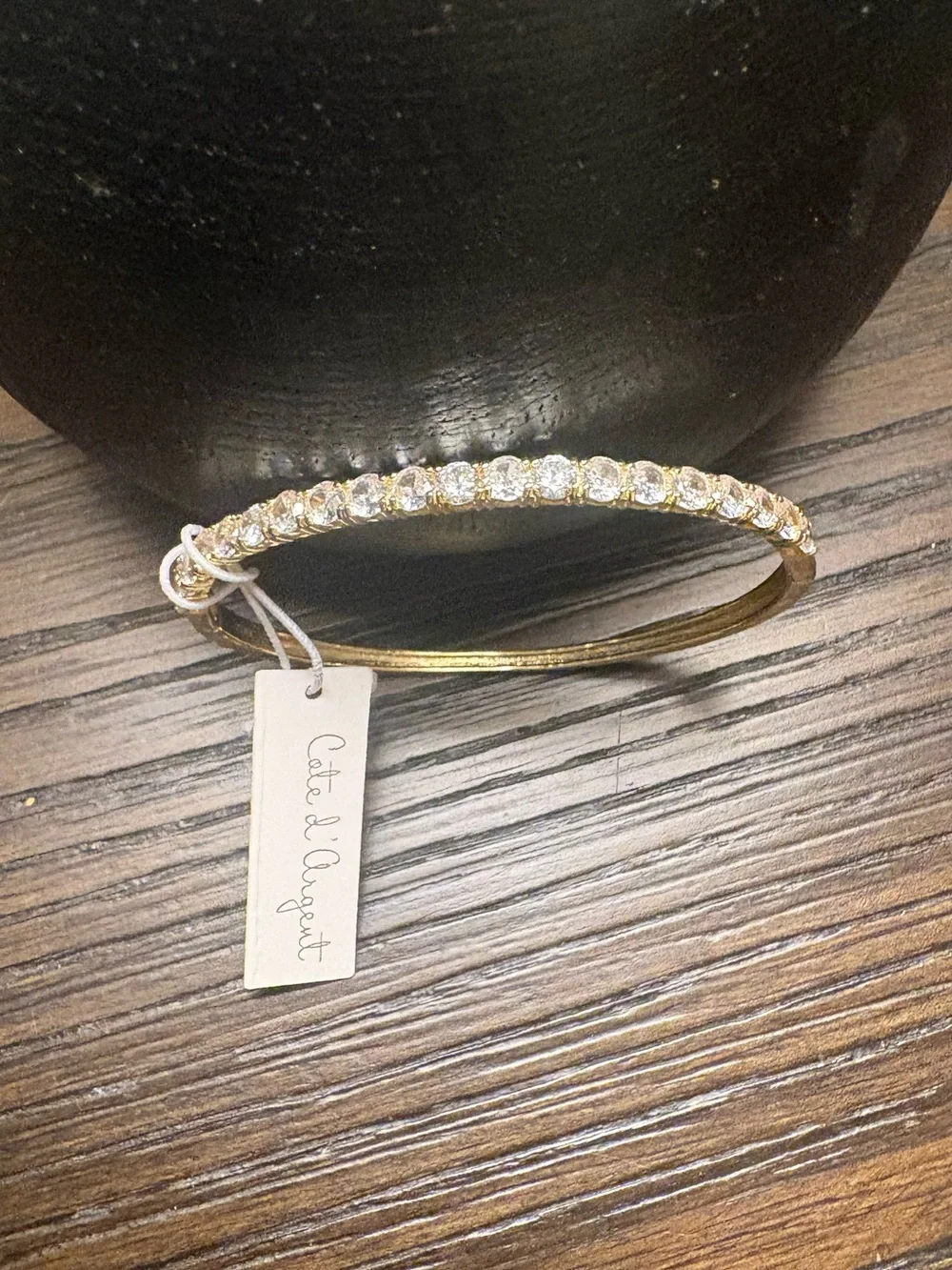 NEW Cate d’Argent gold tennis bracelet