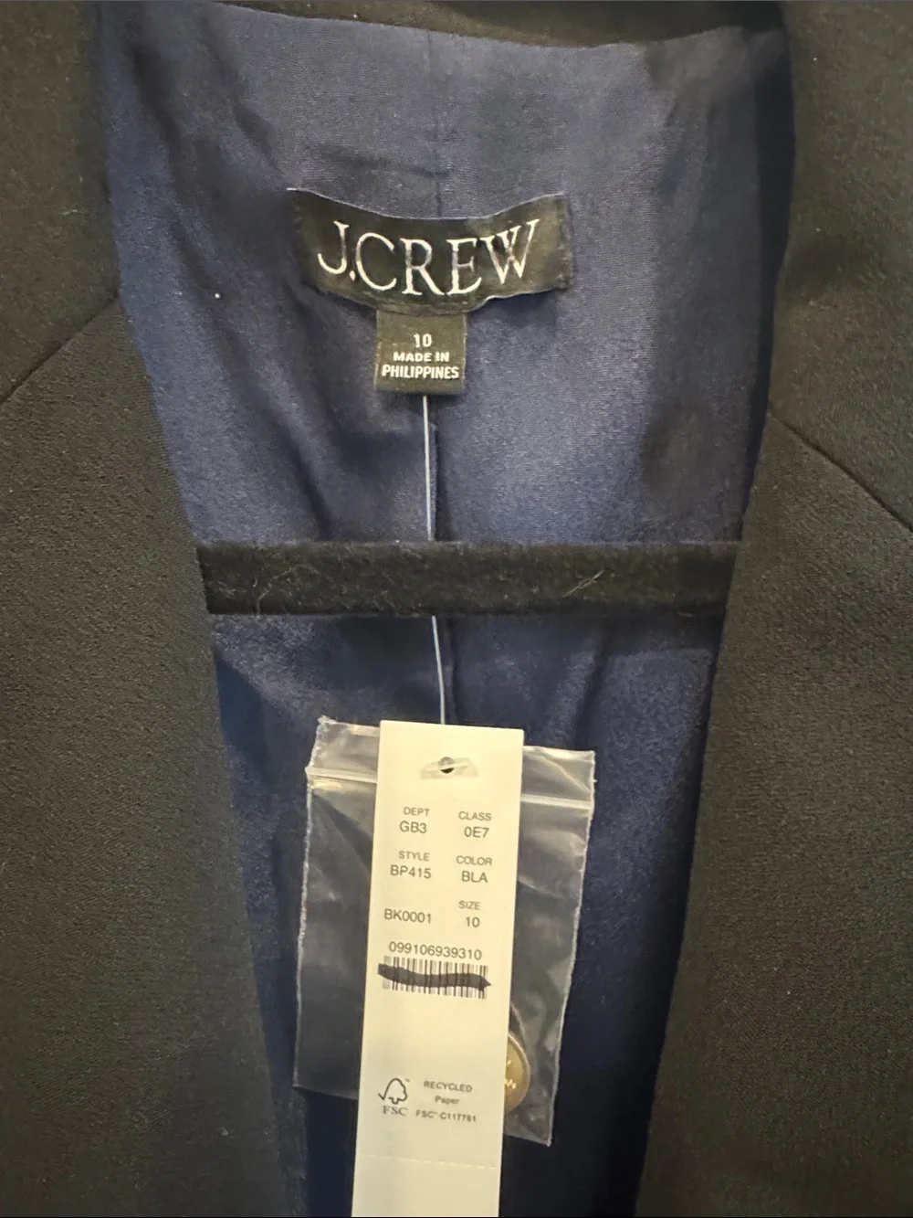 J. Crew tailored cropped