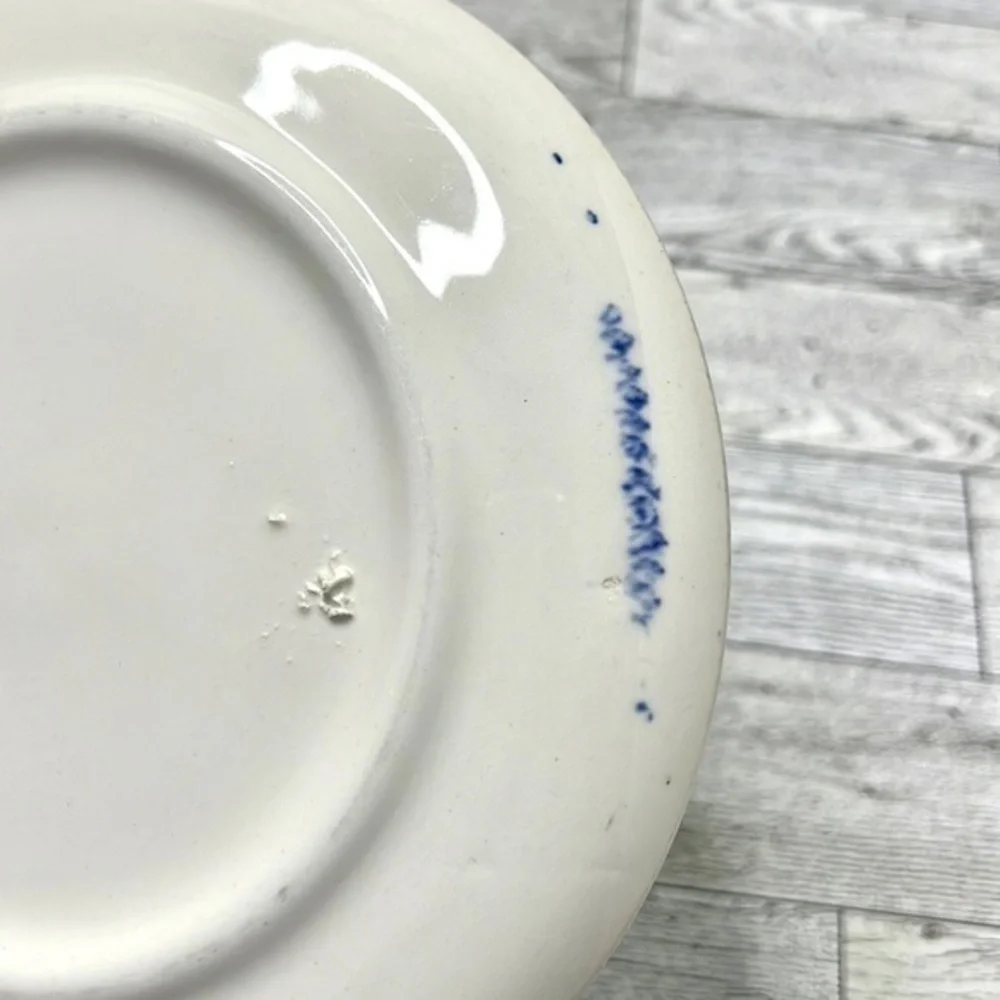 Vintage blue willow