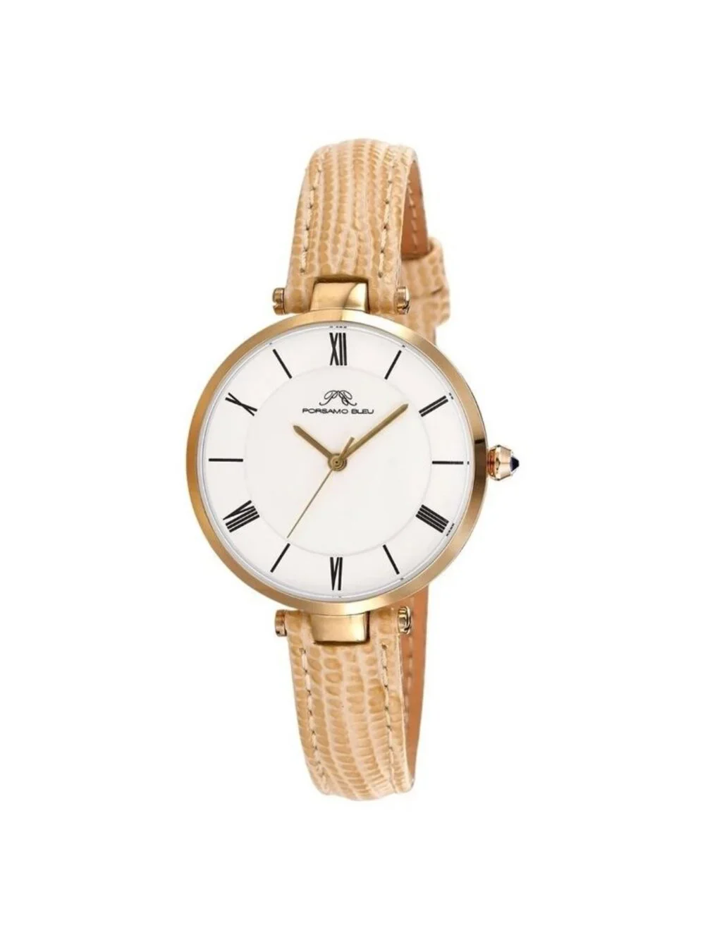 NWT Porsamo Bleu Bellevue Quartz White Dial Ladies Watch