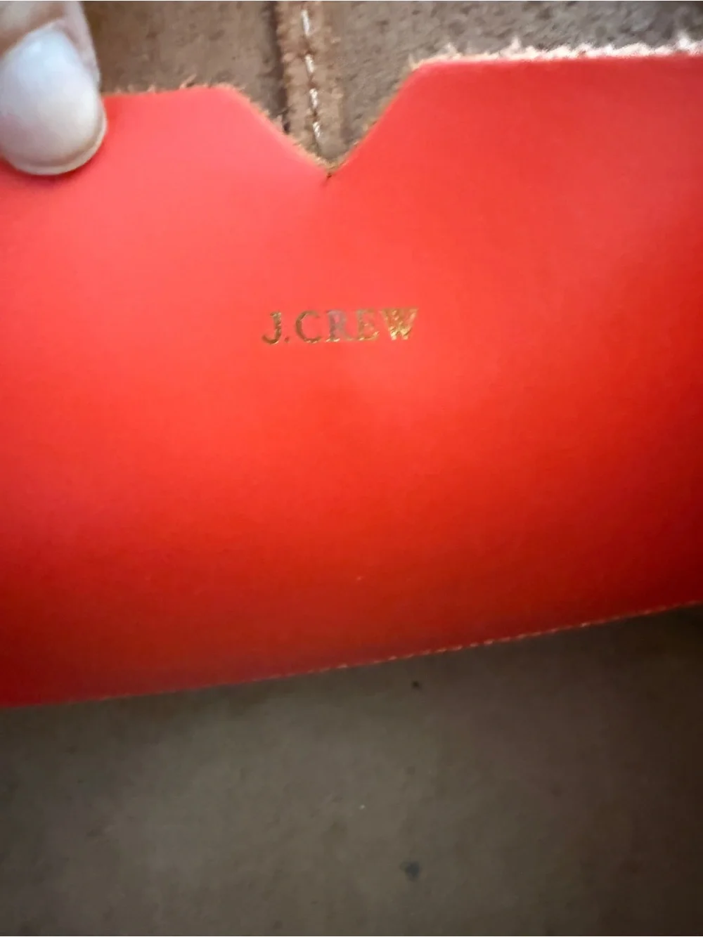 J. Crew bold orange