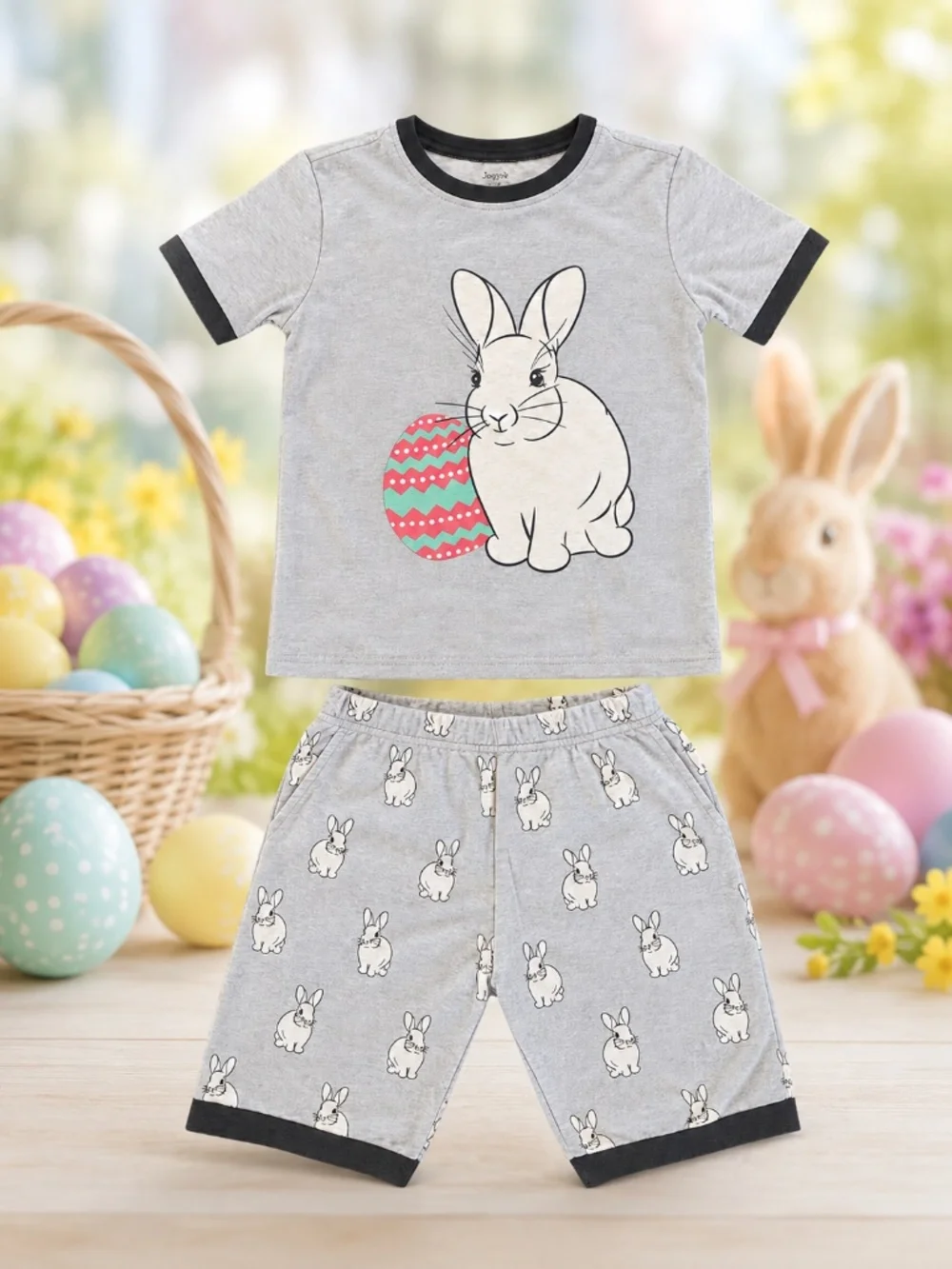 Joyond Boys Easter Bunny Pajama Set – Size 6