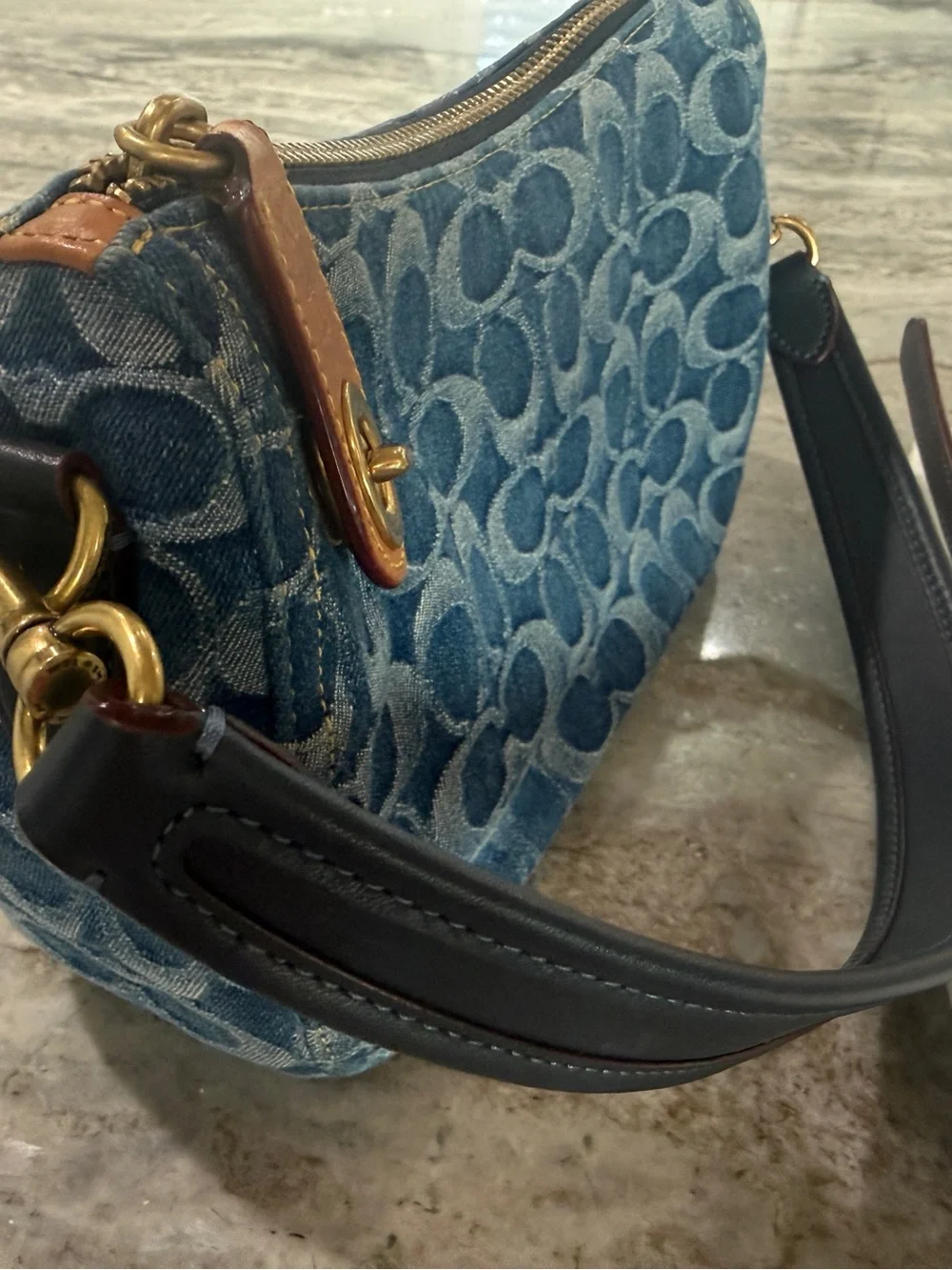 Coach denim canvas