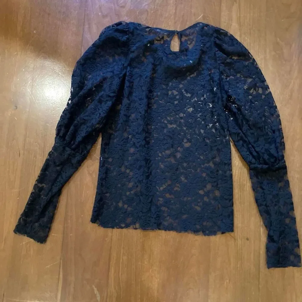 Zara black lace