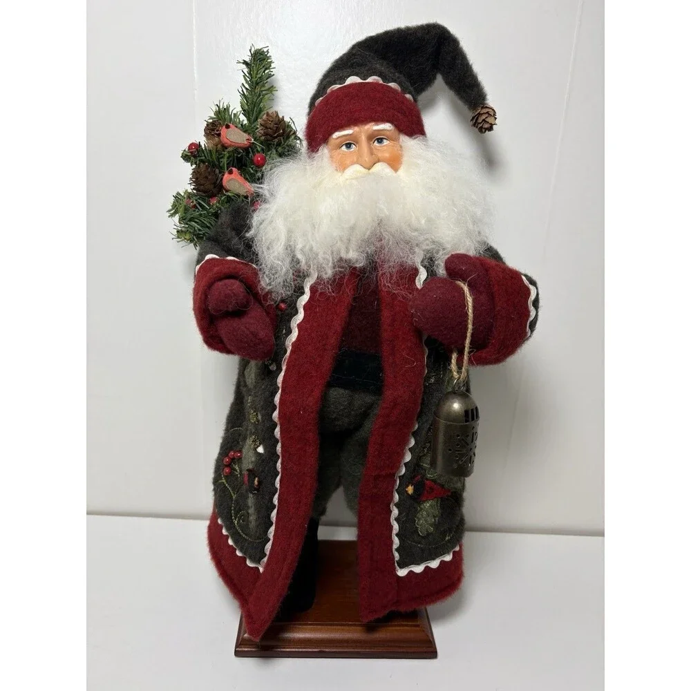 Vintage Handcrafted Christmas St. Nicholas Collectible Doll Santa’s Workshop