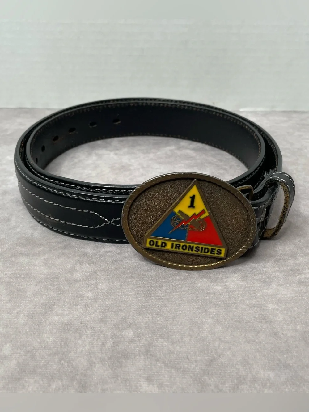 5.11 Tactical Belt Mens Size XL 40-42 Black Leather Military Army Brass Buckle