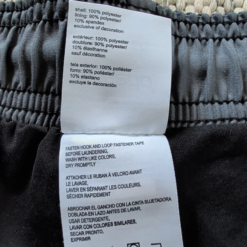 Speedo Shorts Mens XL Gray Swim Trunks‎ Board Shorts Drawstring Cargo Pocket