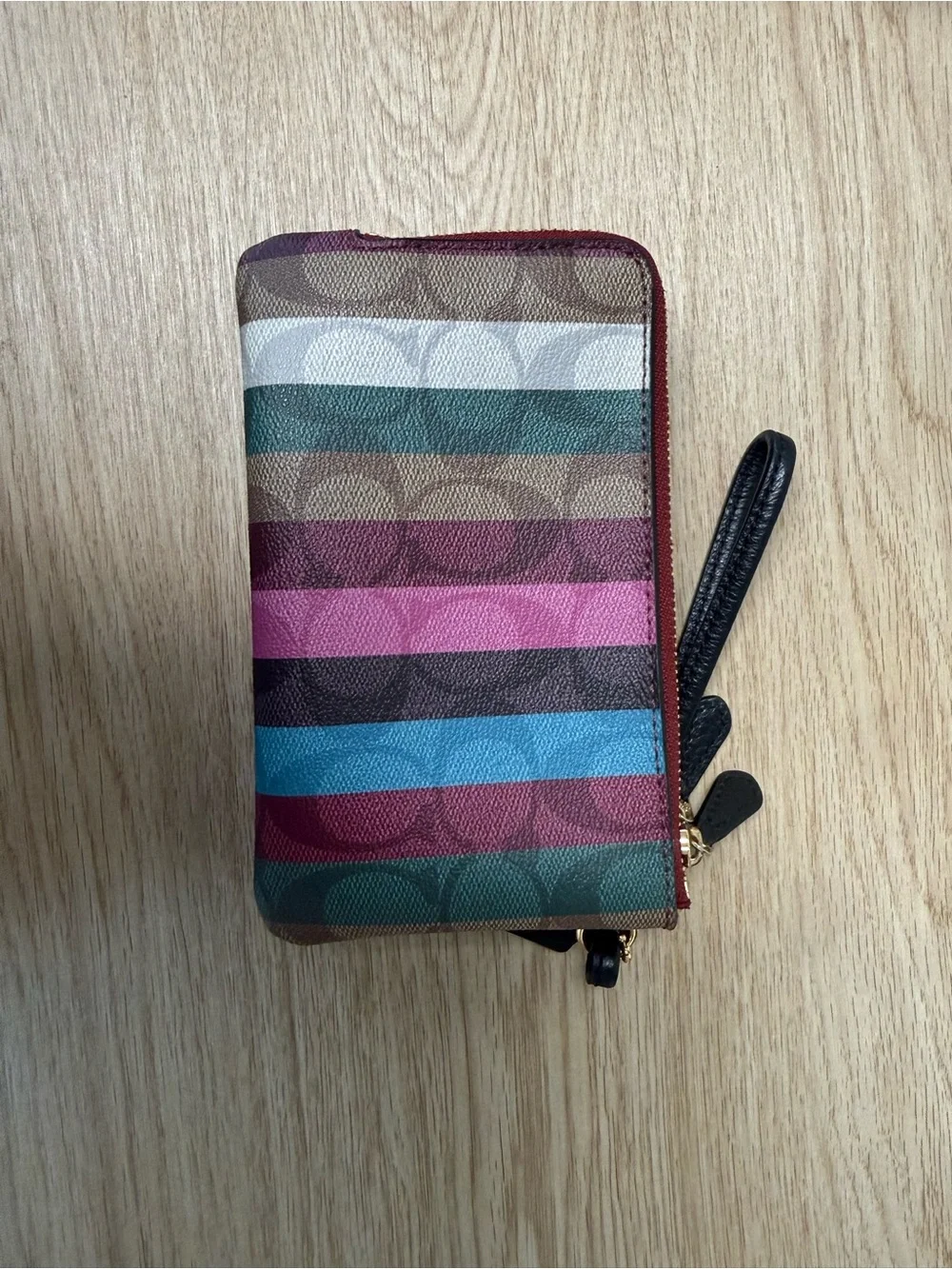 Coach multicolor signature