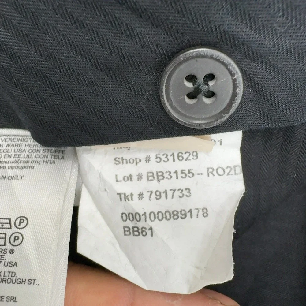 Brooks Brothers measurements waist