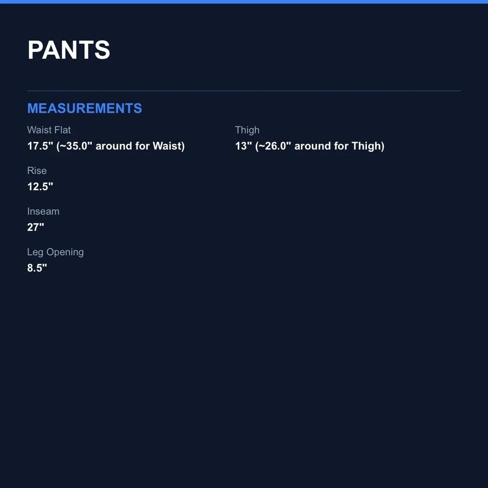 Brooks Brothers measurements waist