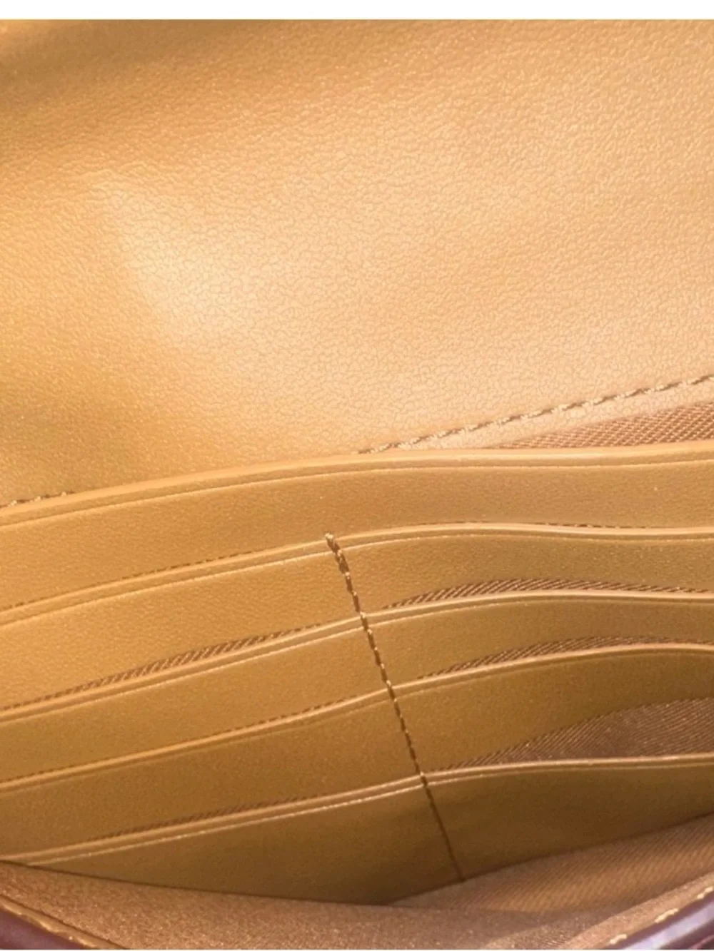 Coach Khaki Signature Canvas Crossbody with Pink Leather Strap