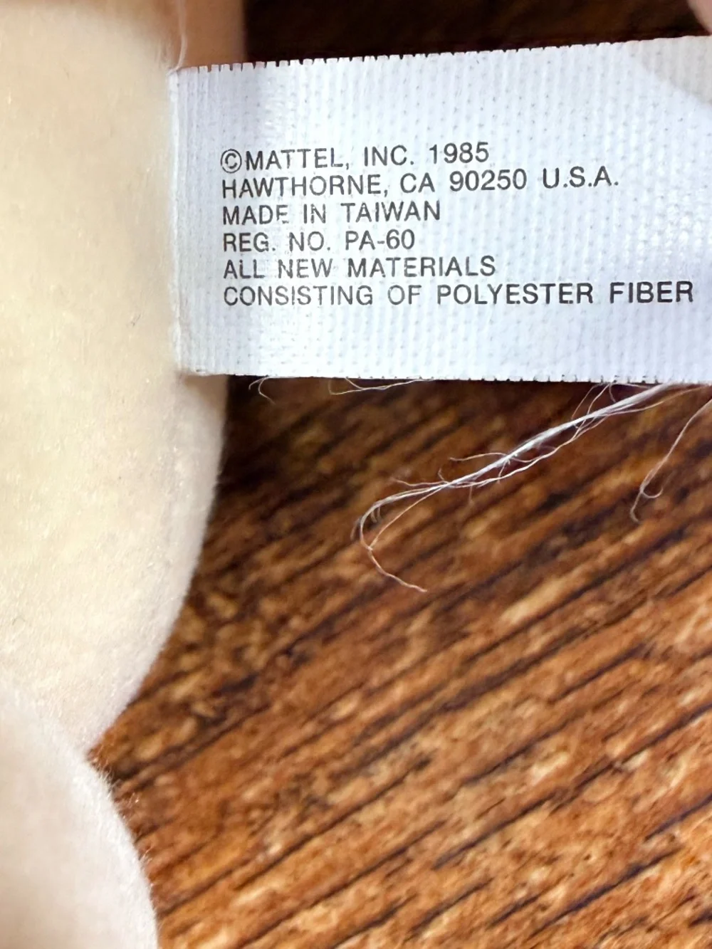 Mattel inc 1985