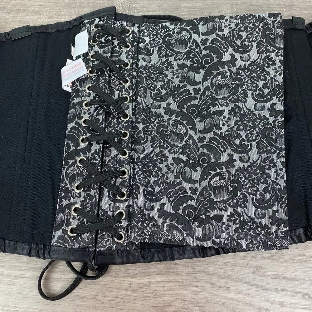 N/A black&gray paisley