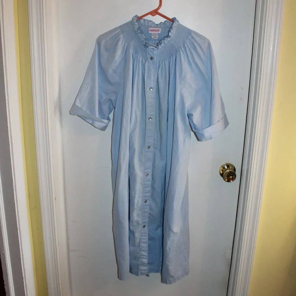 Heiress Light Blue House Dress - Size Large