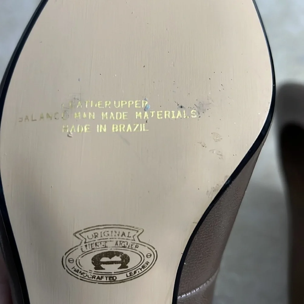 Etienne Aigner material shoe shoes