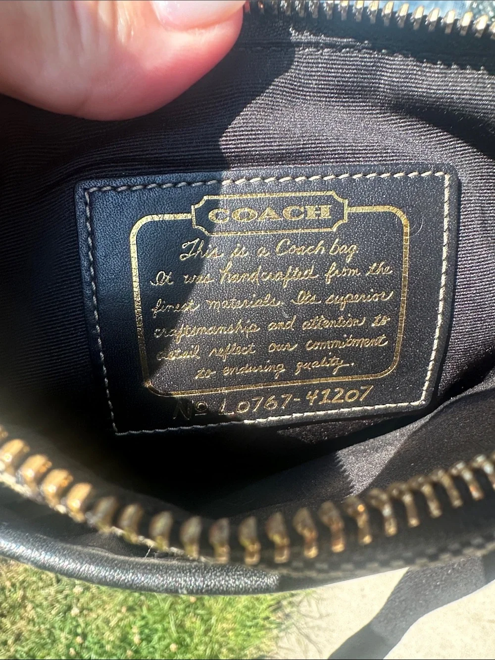 Coach crossbody signature