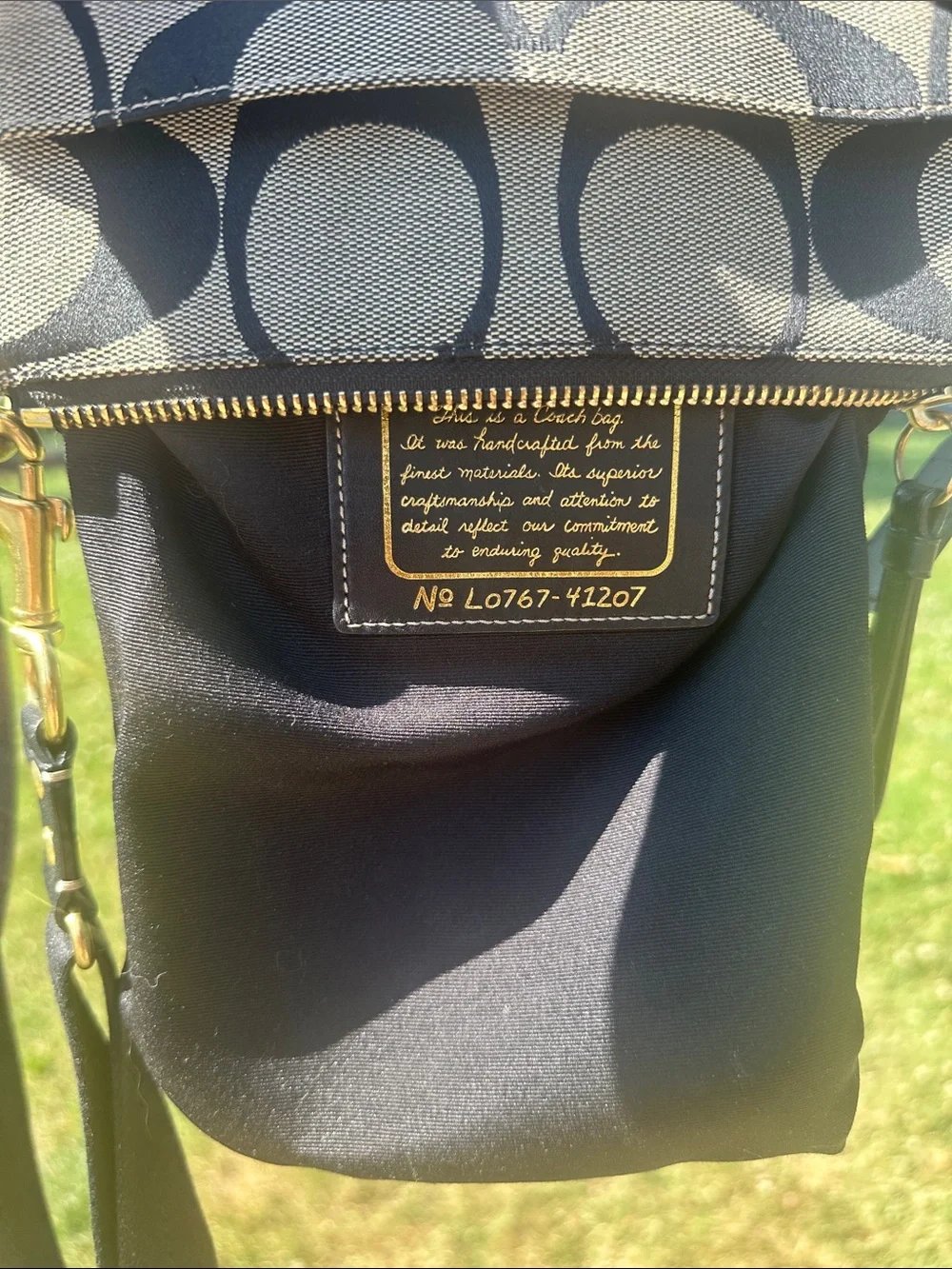 Coach crossbody signature