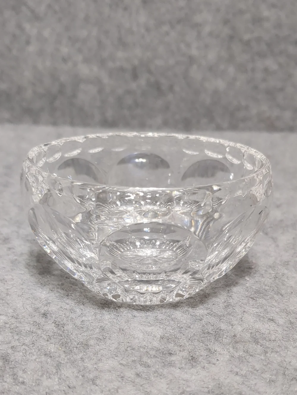 Beyer Bleikristall 3-piece sugar, creamer, and serving tray set Germany Crystal