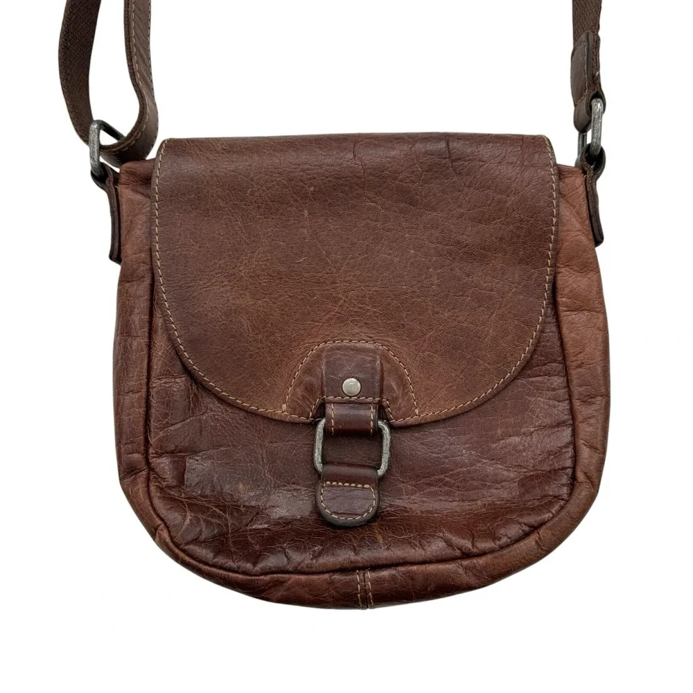 JACK GEORGES Brown Leather Handbag Mini - 9