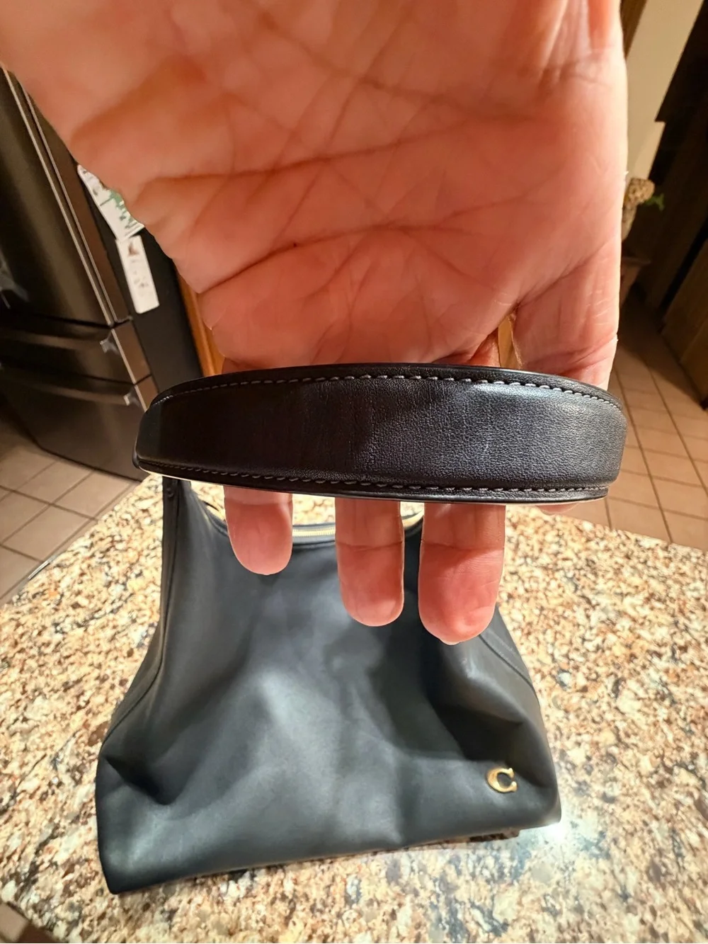 Coach glovetanned leather