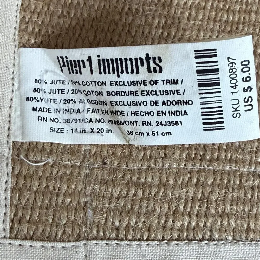 Pier 1 table trim owned