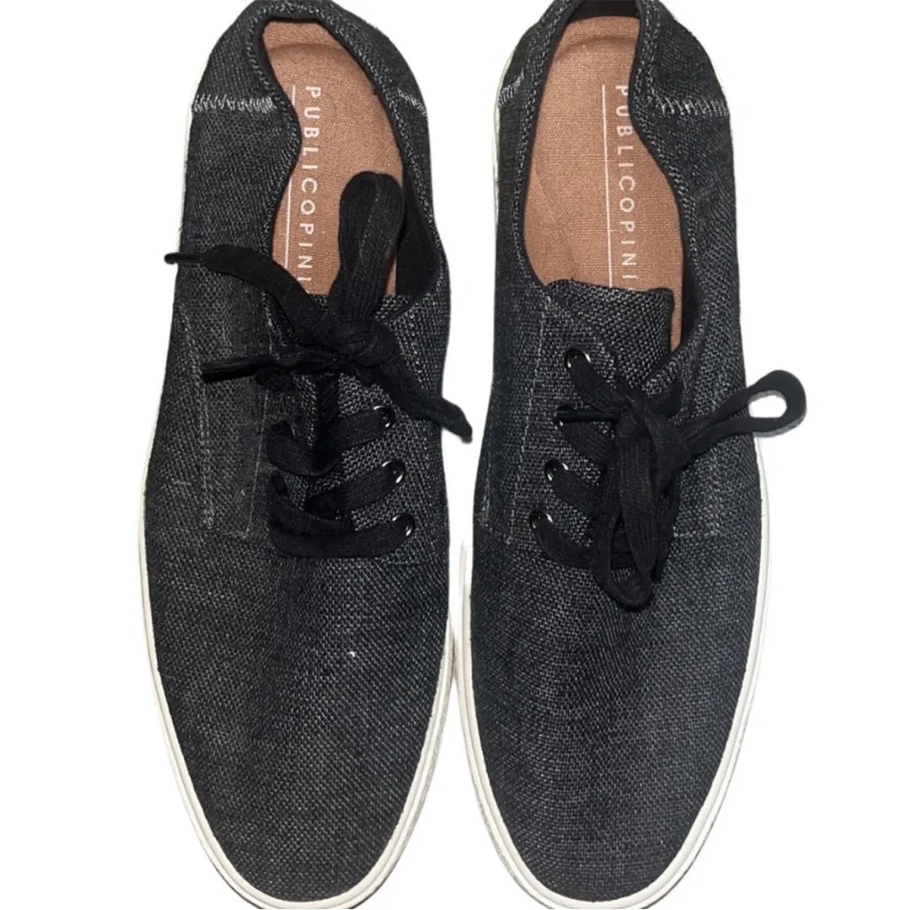 Men's Public Opinion Navy Blue Shoes 9.5 Casual Mens Dressy Sneaker