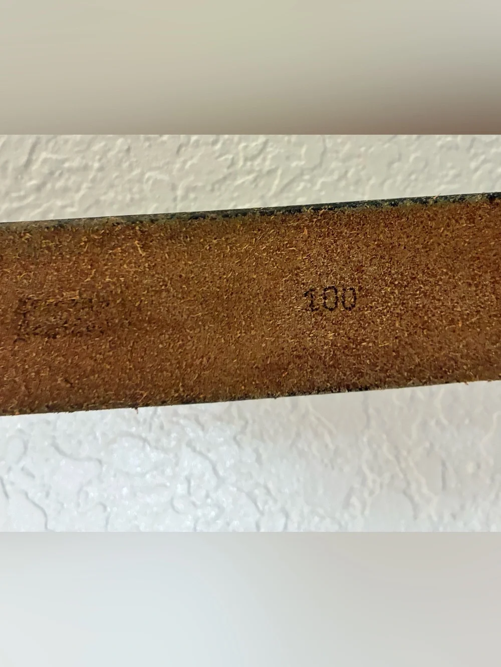 Vintage Tooled Leather Belt Brown Western Handcrafted Rustic Distressed Boho