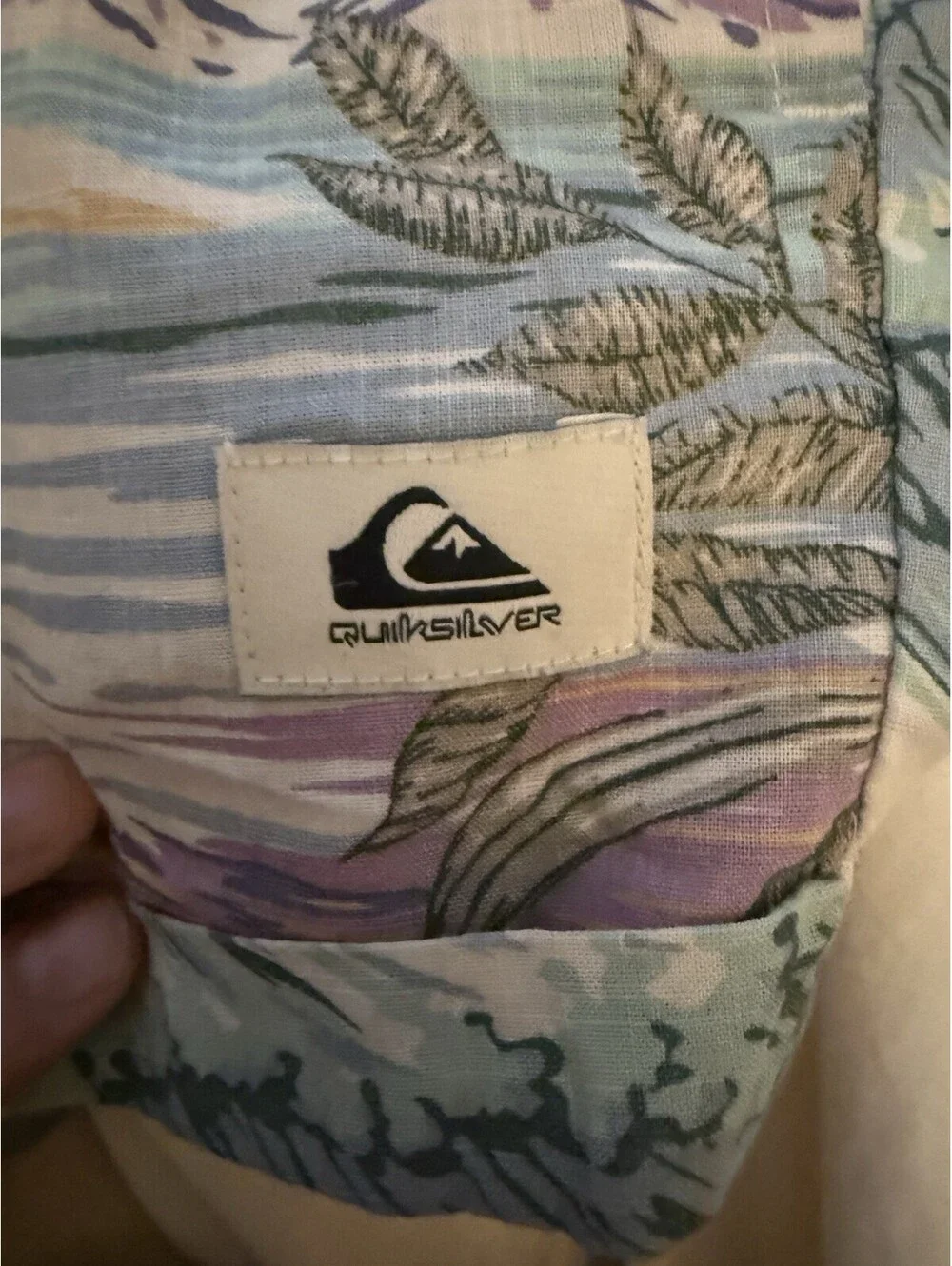 Quiksilver tropical print