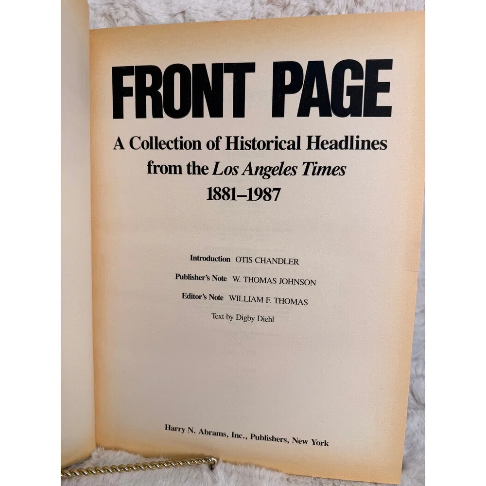 Harry N. Abrams front page