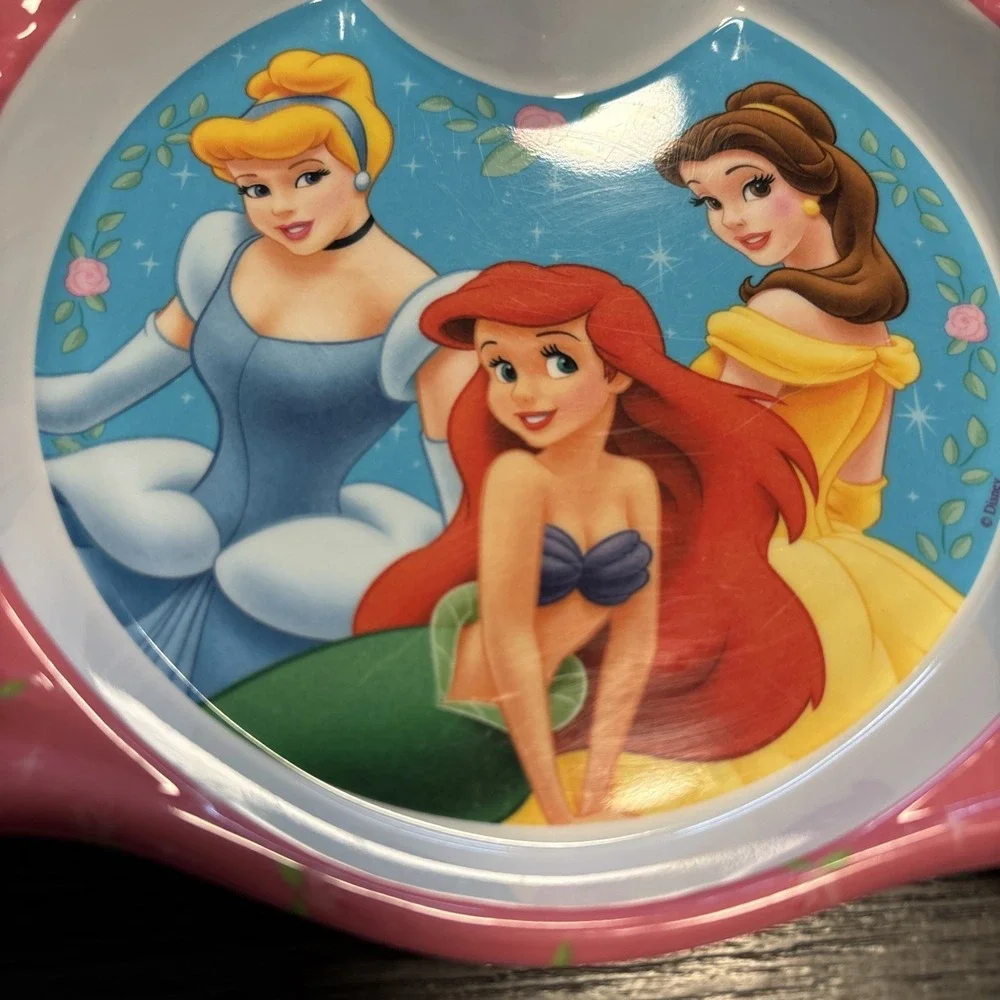 Barbie & Disney both plates