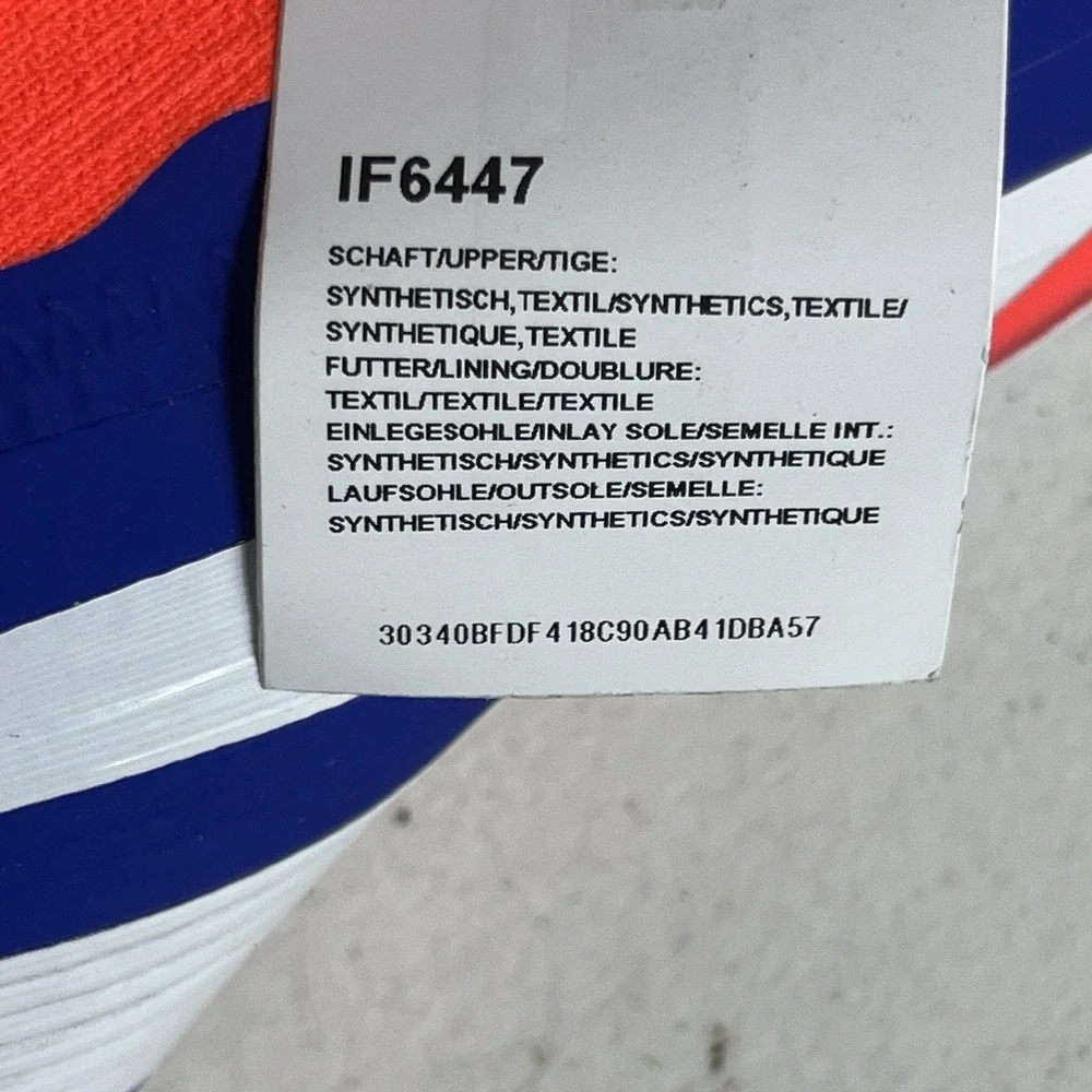 adidas mens size