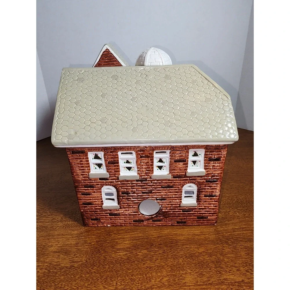 Vintage Yuletide Snow Hamlet German Victorian House 1988 Original Box (Damaged)‎