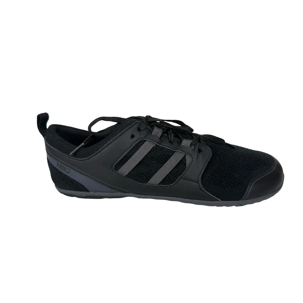 Xero Shoes Zelen Mens US 13 Zero Drop Running Shoes Black Athletic Performance