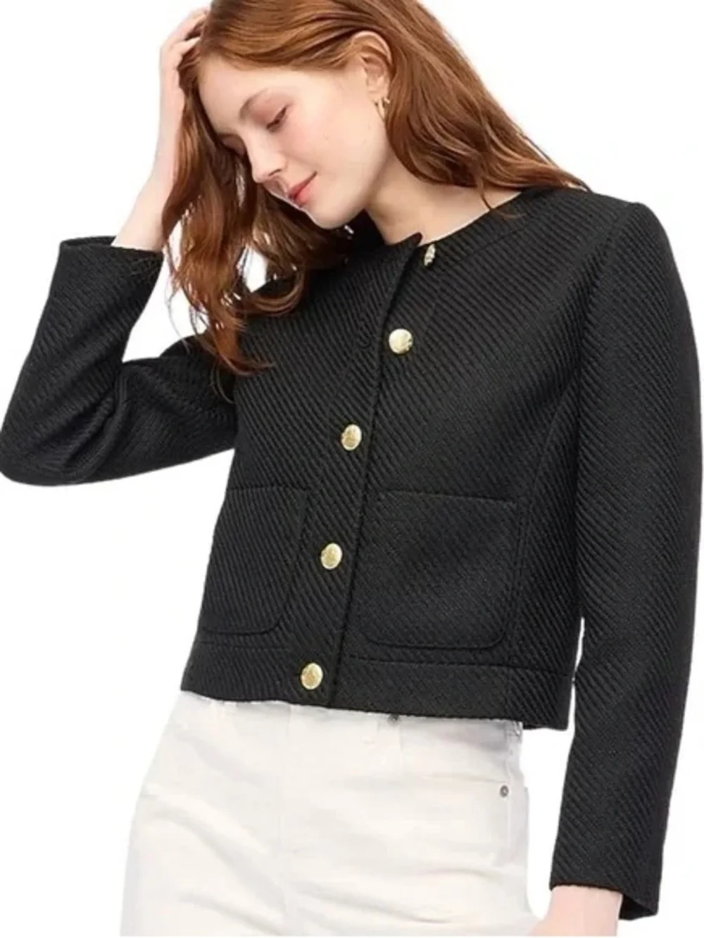 J. Crew classic collarless