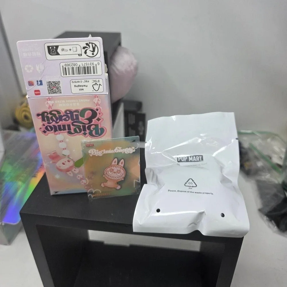 popmart big into energy happiness phone charm