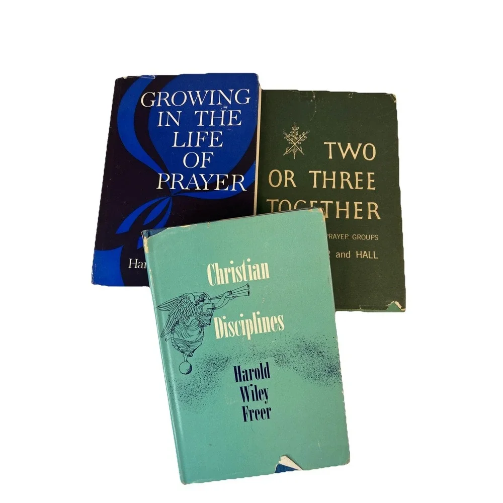 Harold Wiley Freer Hardcover Christian‎ Religious Book Lot Read