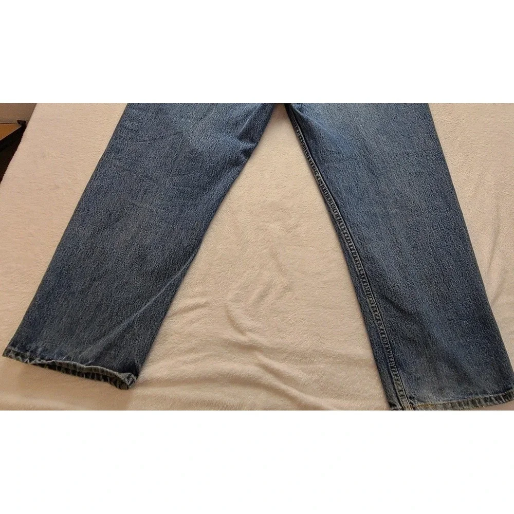 Levis 550 Relaxed Fit Jeans Men's Blue Denim Medium Wash Pants‎ Five-pocket