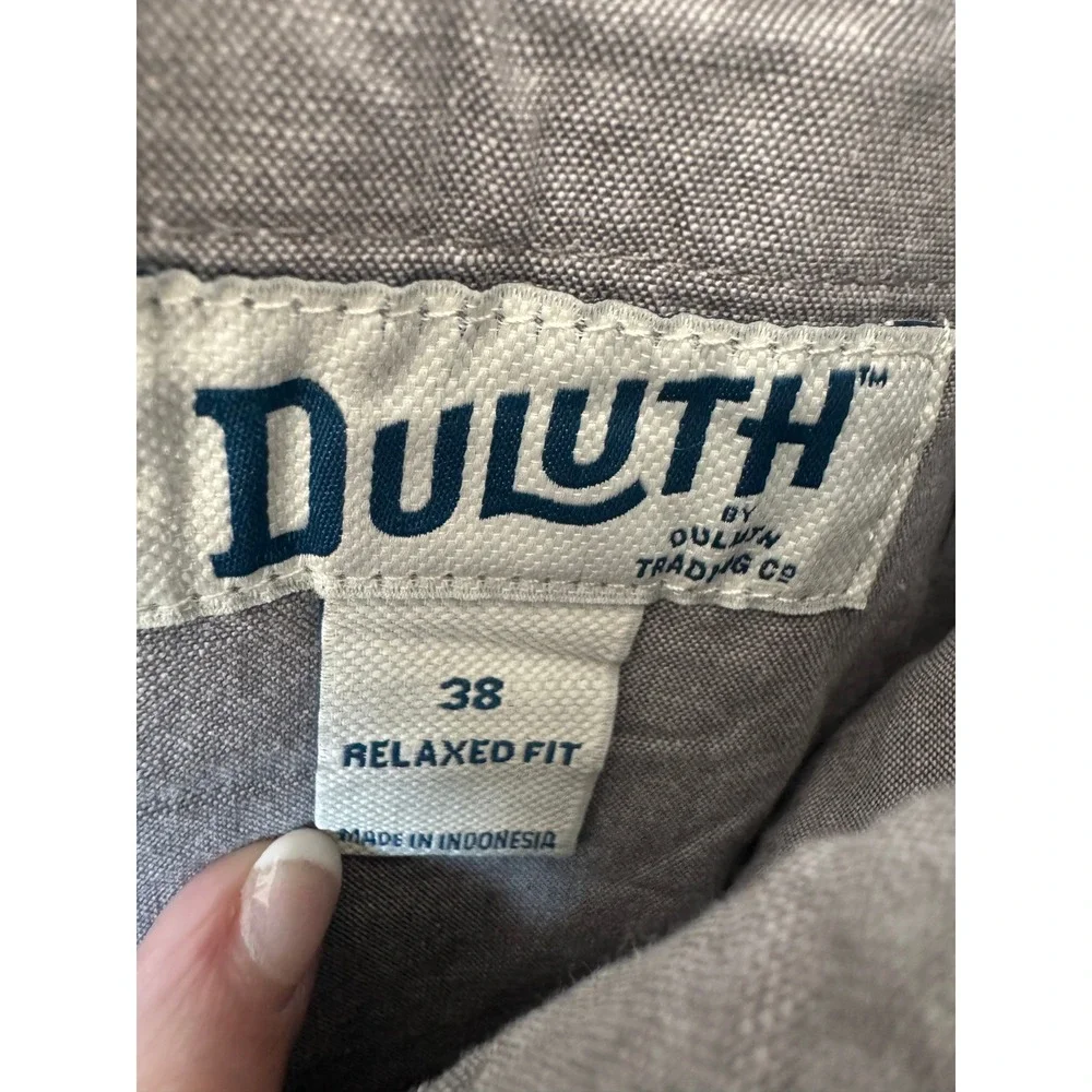 Duluth Trading Co Mens 38 Flex Ballroom Khakis Relaxed‎ Fit Shorts Khaki Tan