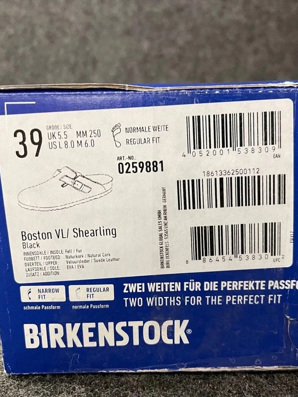 Birkenstock boston shearling