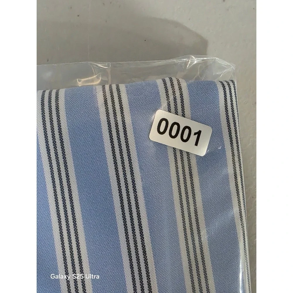 Ralph Lauren Mens Classic Fit Striped Button Down Shirt Blue‎ White Large