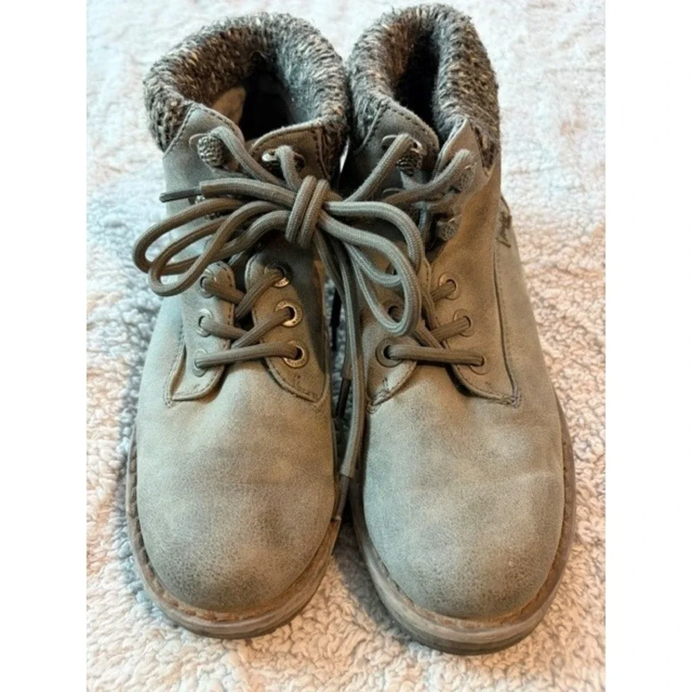 Women's‎ Blowfish Malibu Kinsley Olive Green Ankle Boots Size 6-1/2