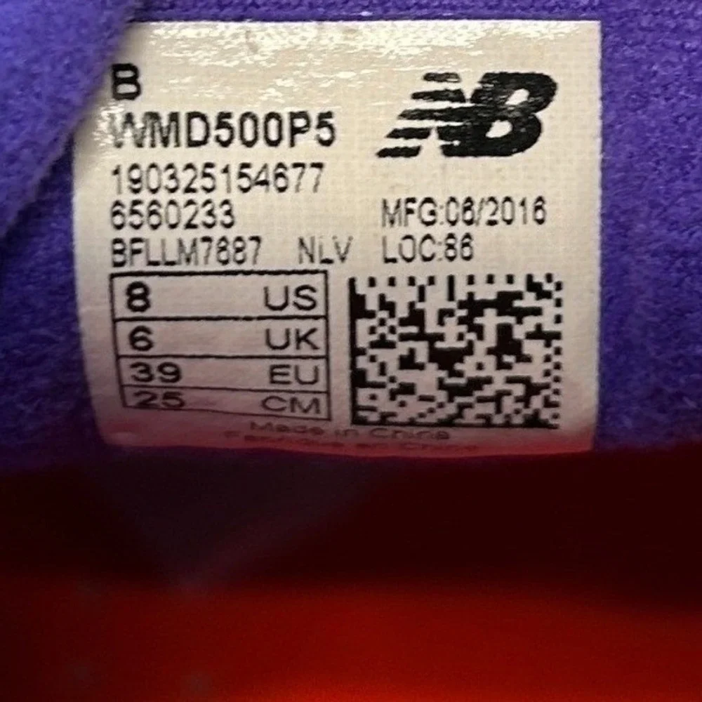 New Balance keywords track