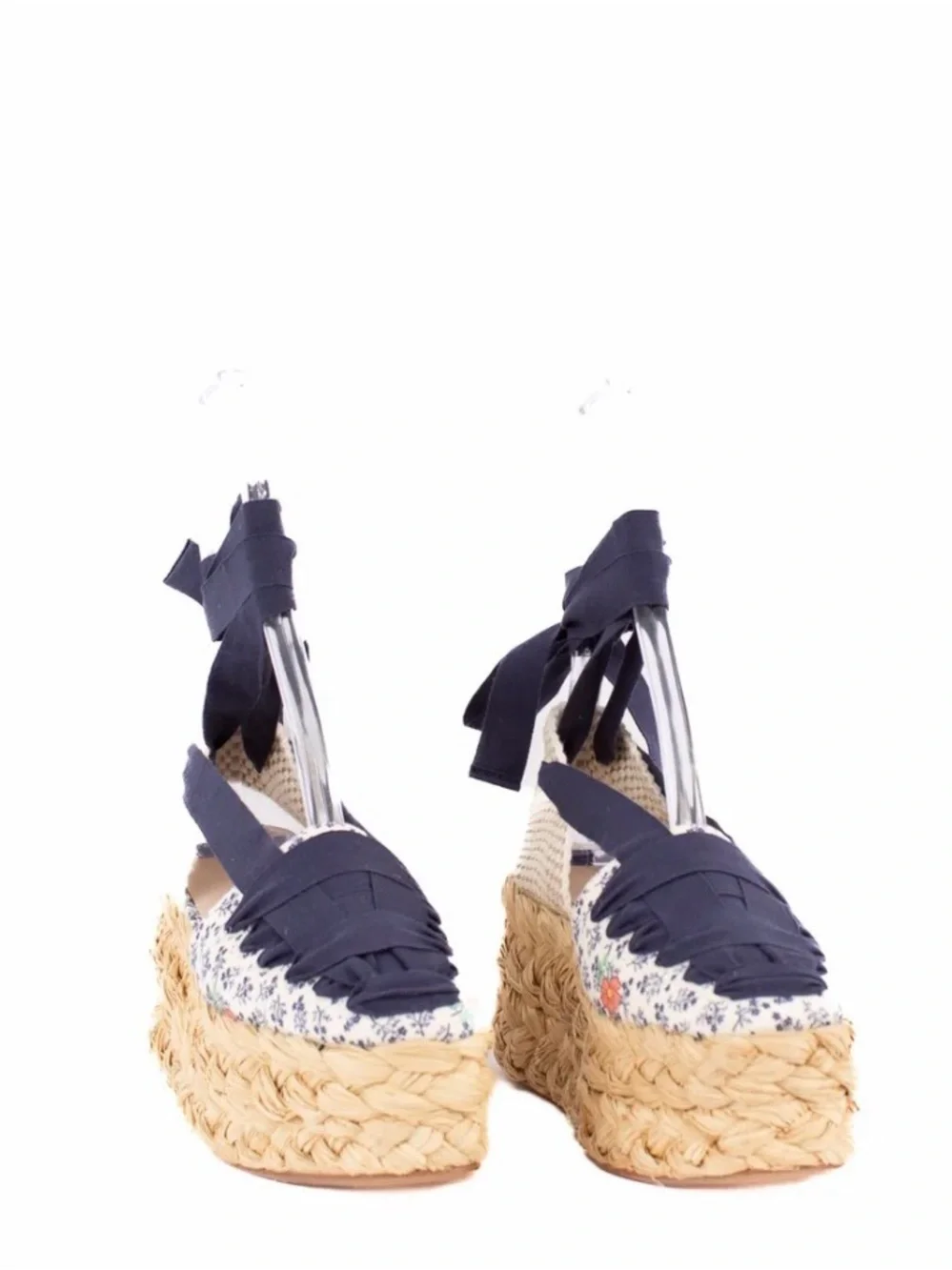MASON CLOSED TOE PLATFORM ESPADRILLE  NAVY FLORAL  Loeffler Randall
