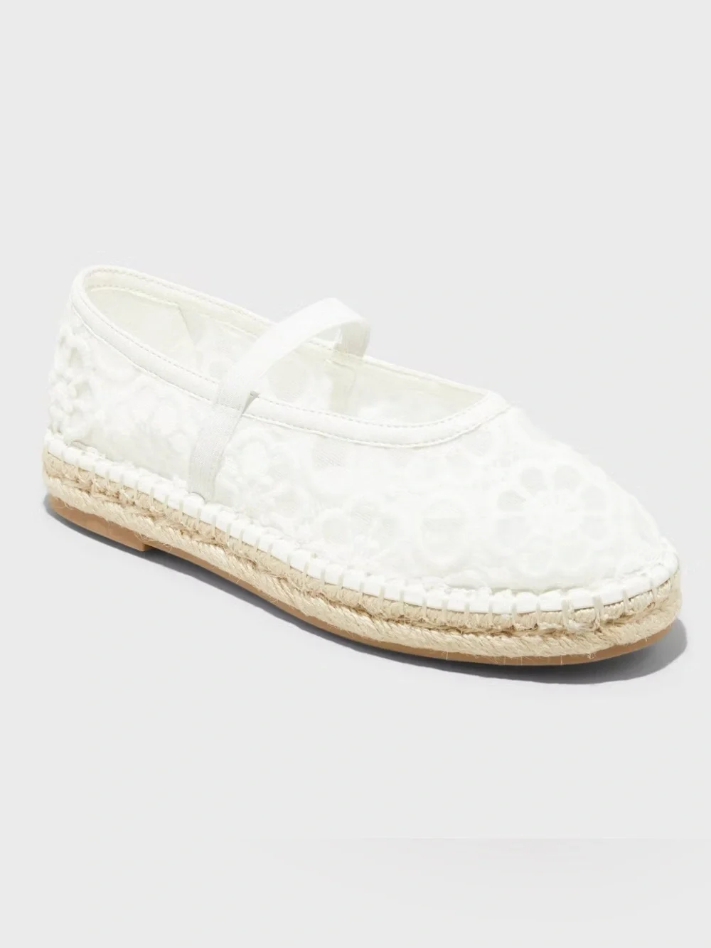 Celia Floral Lace Espadrilles •Size 8•