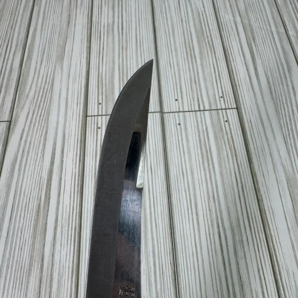 Emperor Steel 8” Knife Full Tang Wood‎ Handle Slicer Carving Kitchen Household