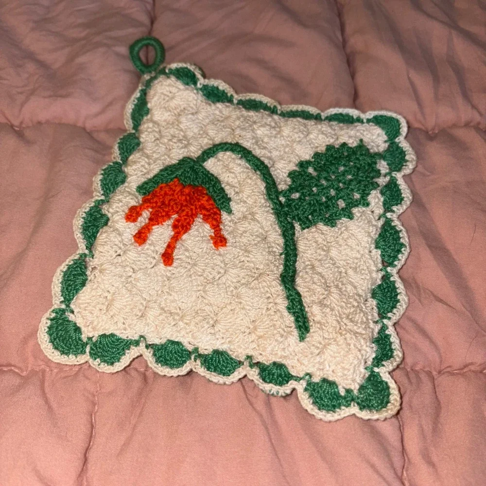 Handmade vintage crochet