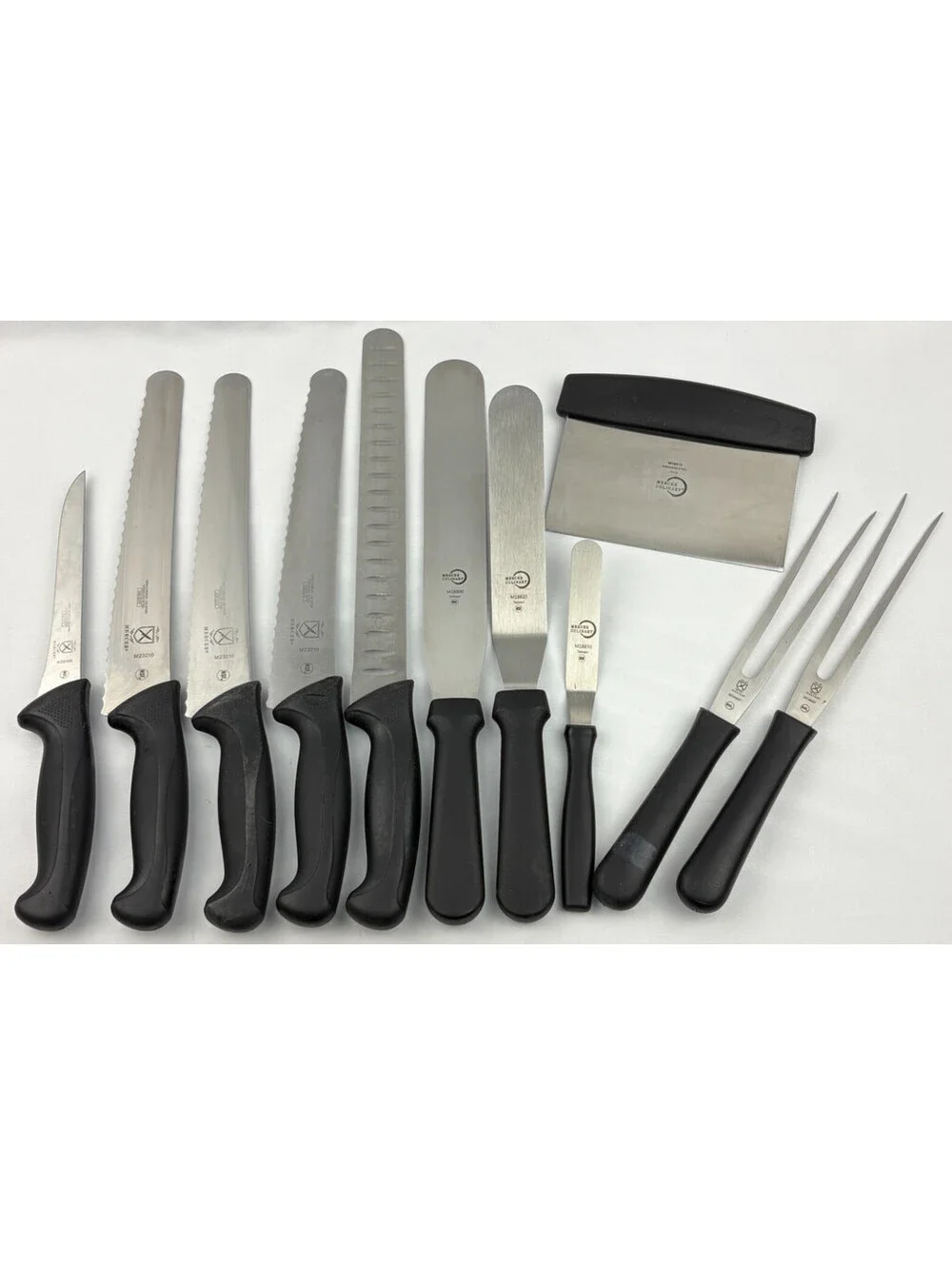 Mercer Culinary 11pc Lot of Stainless Steel Kitchen/Baking Cutlery